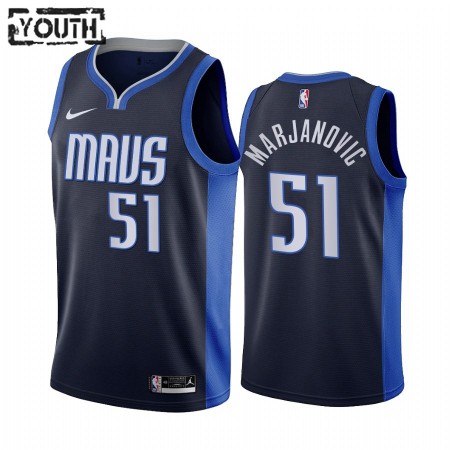 Camiseta Niños NBA Dallas Mavericks Boban Marjanovic 51 2020-21 Earned Edition Swingman